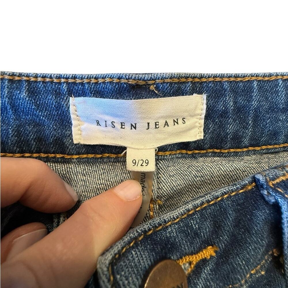 Risen Women’s 9/29 x 29” Classic Blue Women's Denim Jeans - Picture 3 of 9